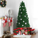 LED Optic Artificial Christmas Tree with Snowflakes