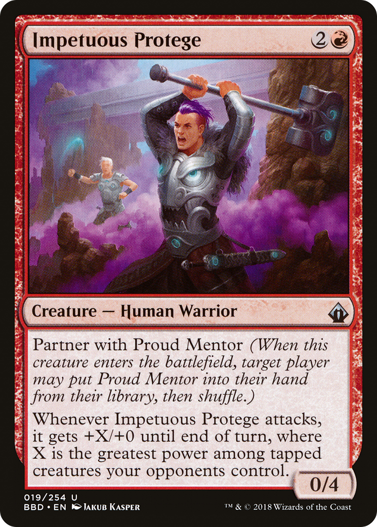 Impetuous Protege (BBD-019) - Battlebond Foil