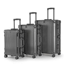 Large-Capacity Aluminum-Frame Rolling Suitcase For Business Travel