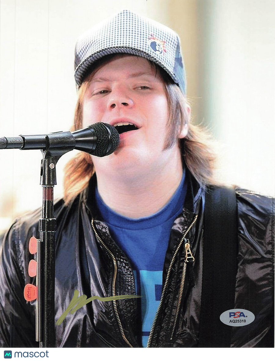 Patrick Stump 8x10 Photo PSA Autographed
