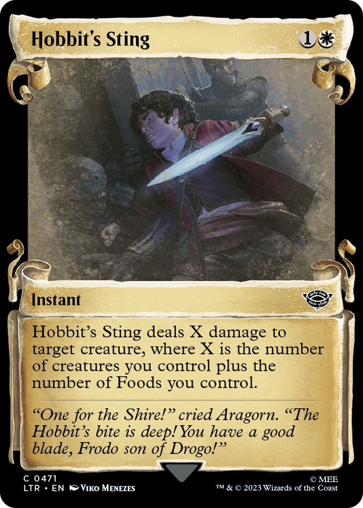 Hobbit's Sting (LTR-471) - The Lord of the Rings: Tales of Middle-earth: (Showcase) Foil