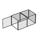 48.2" Indoor Dog Kennel with PVC Top Cover and Flexible Door