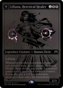 Liliana, Heretical Healer // Liliana, Defiant Necromancer (MEDIA-106) - San Diego Comic-Con 2015: (originpwdfc) Foil