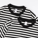 Striped Short Sleeve Men's Versatile Loose T-shirt