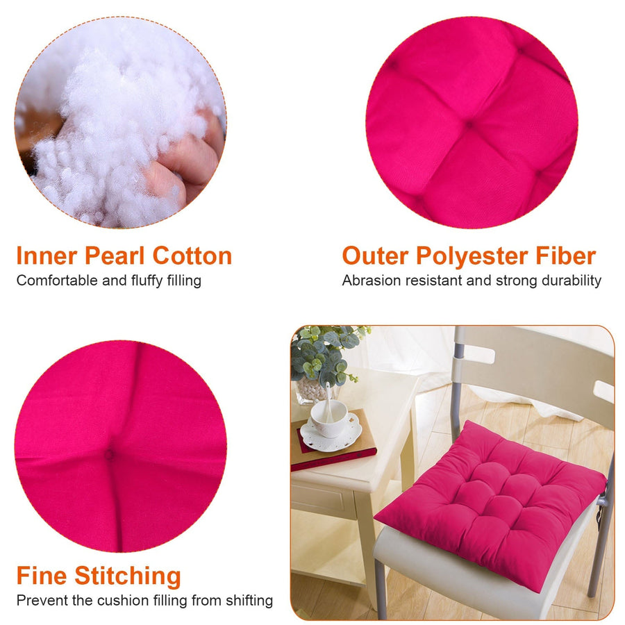4-Pack Square Chair Cushions – 17.7