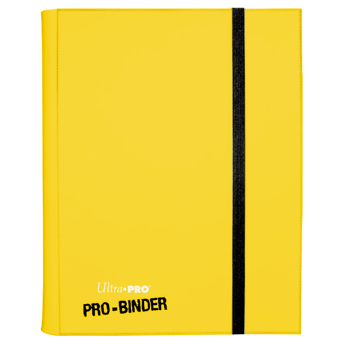 Ultra PRO: 9-Pocket Side-Loading PRO Binder (Yellow)