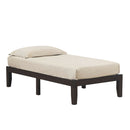 Twin Size 14 Inch Wooden Slats Bed Mattress Frame