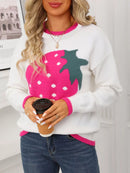 Strawberry Crew Neck Sweater
