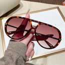 European And American-style Oversized Aviator Sunglasses