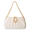 New Satin Pleated Evening Bag For Women