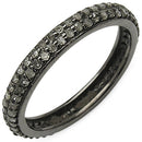0.67 Carat Genuine TLB Diamond .925 Sterling Silver Ring