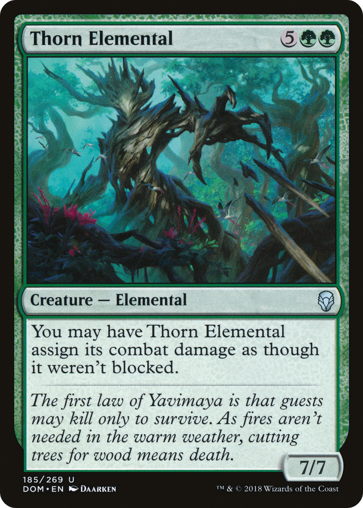Thorn Elemental (DOM-185) - Dominaria Foil