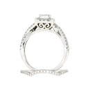 1.00ct Diamond Engagement Ring Set 10KT White Gold