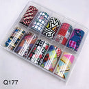 Butterfly Laser Star Nail Transfer Paper