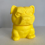 Danger Dog Yellow pitbull soft vinyl figure