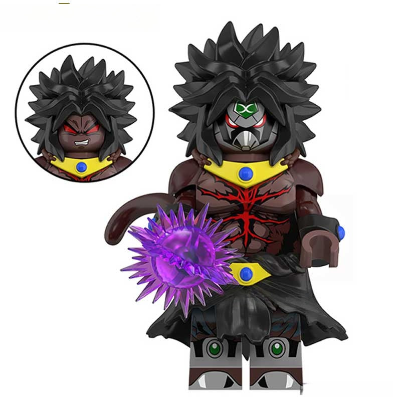 Dark Broly Dragon Ball Z Super Lego Minifigures Best Custom Anime