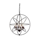 Elegant Lighting Vienna 6-Light Dark Bronze Pendant Lamp