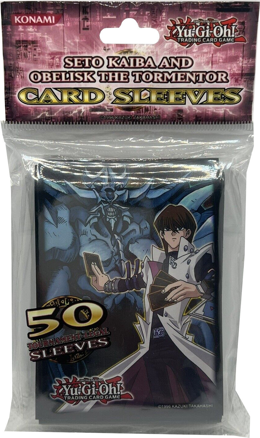 Card Sleeves 50-Pack (Seto Kaiba and Obelisk the Tormentor)