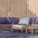 Outdoor Seat Cushion Set Waterproof Patio Furniture Cushion and Back Pillow Fade Resistant Deep SeatÊSet Chair Pad with Removable Cover for Chair Sofa