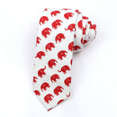 Korean Style Narrow Men's Clothing Cotton Tie