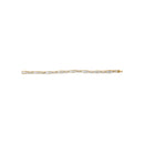 14K Yellow Gold Princess and Baguette Cut Diamond Beaded Bracelet (3.00 cttw, H-I Color, SI1-SI2 Clarity)