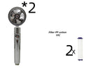 Turbo Propeller Shower Head Handheld High Pressure