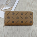 Simple And Stylish Single-zip Multi-cardholder Coin Purse