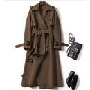 British-style Over-the-knee Coat Over-the-knee Outerwear