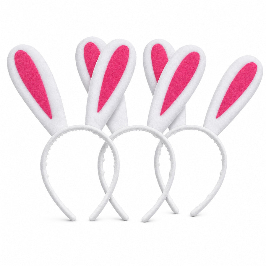 Set of 3 Easter Bunny Ear Headbands 11.7 Inches