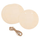 Unfinished Unpainted Wooden 6 Circles Garland DIY Craft 60 Inches