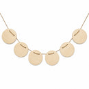 Unfinished Unpainted Wooden 6 Circles Garland DIY Craft 60 Inches