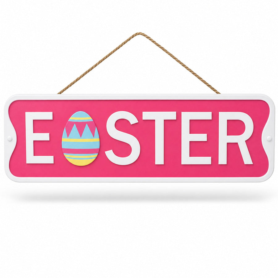 Easter Metal Wall Sign 18 Inch Wide