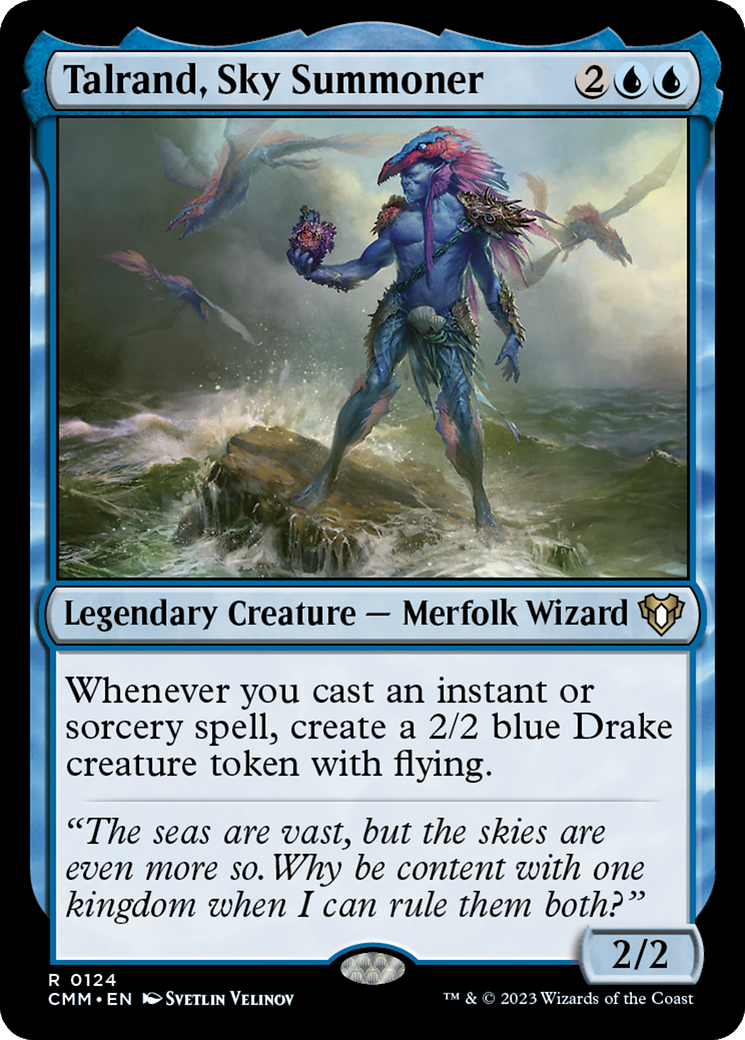 Talrand, Sky Summoner (CMM-124) - Commander Masters