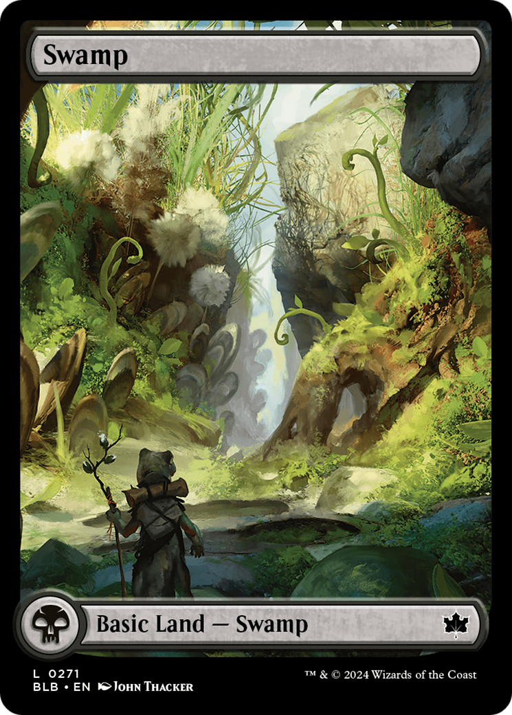 Swamp (BLB-271) - Bloomburrow Foil