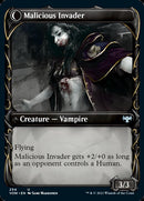 Innocent Traveler // Malicious Invader (VOW-294) - Innistrad: Crimson Vow: (Showcase, Double Faced Transform) Foil