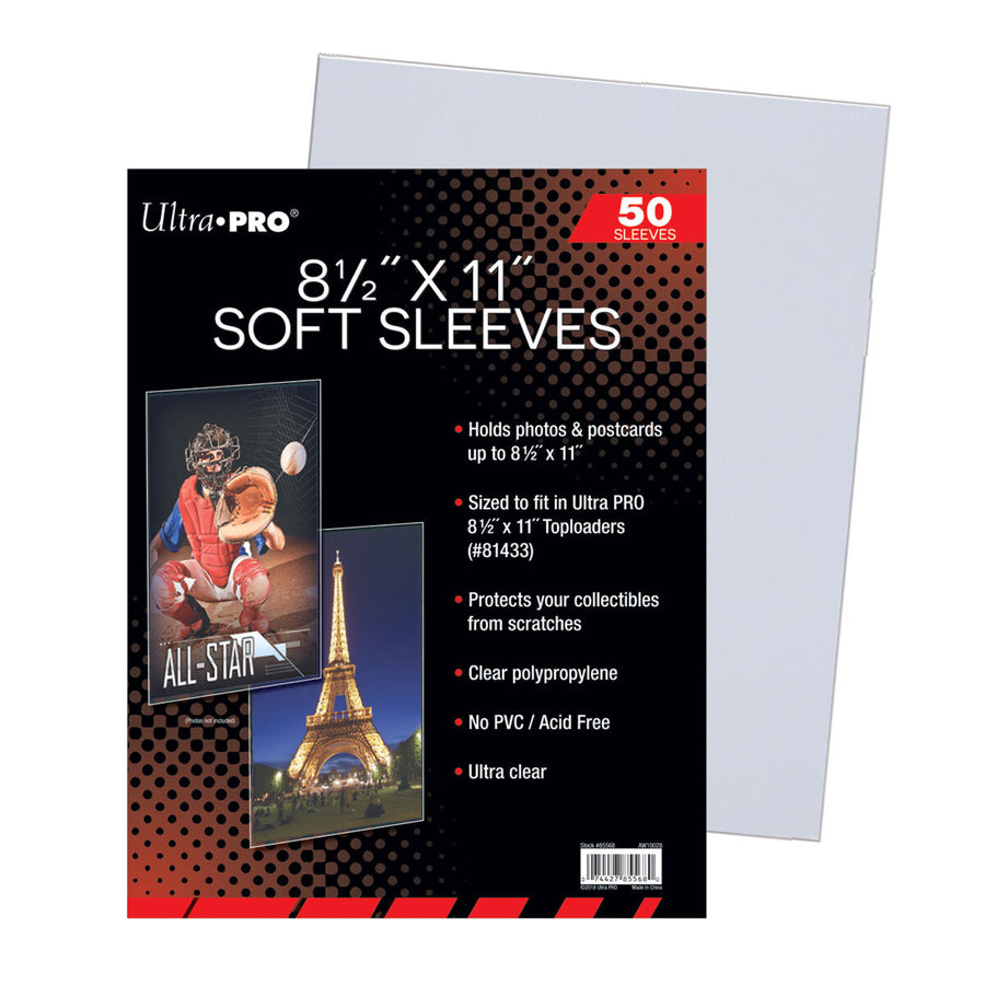 Ultra PRO: 50ct Soft Sleeves (8.5