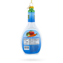 Ranch Dressing Bottle Blown Glass Christmas Ornament