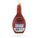 Maple Syrup Bottle Glass Christmas Ornament