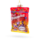 Fruit Gummies Candy Bag Glass Christmas Ornament