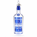 Spirit of Christmas Vodka Bottle Glass Christmas Ornament
