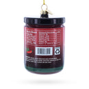 Fresh Salsa Jar Glass Christmas Ornament