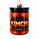 Spicy Kimchi Jar Glass Christmas Ornament
