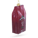 Santa's Dog Treat Pack Blown Glass Christmas Ornament