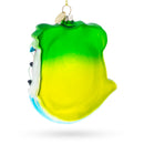 Florida Palm Tree Welcome Sign Blown Glass Christmas Ornament
