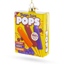 Frozen Popsicle Box Blown Glass Christmas Ornament