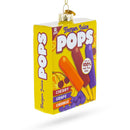 Frozen Popsicle Box Blown Glass Christmas Ornament