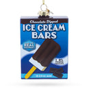 Ice Cream Bars Box Glass Christmas Ornament