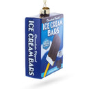 Ice Cream Bars Box Glass Christmas Ornament