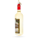 Riesling Wine Bottle Blown Glass Christmas Ornament