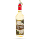 Riesling Wine Bottle Blown Glass Christmas Ornament